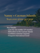 Nanny • Cayman Islands