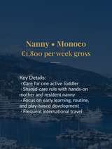Nanny • Monaco
